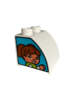 Lego® Duplo® děti v autě bílá kostka